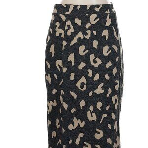 Maeve Anthropologie Animal Print Pencil Skirt Womens Sz Large